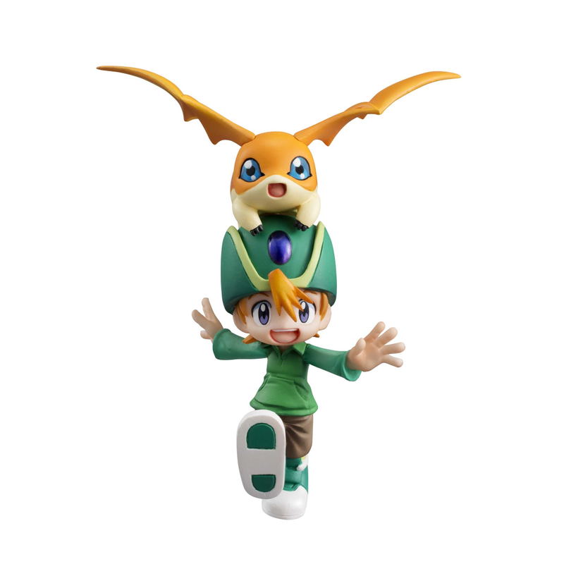 G.E.M. Series Digimon Adventure 1/10 Scale Pre-Painted PVC Figure: Takaishi Takeru & Patamon (Re-run) image 1