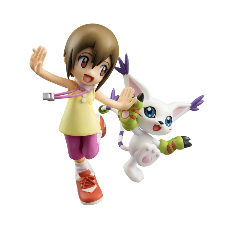 G.E.M. Series Digimon Adventure 1/10 Scale Pre-Painted PVC Figure: Yagami Hikari & Tailmon (Re-run) image 1