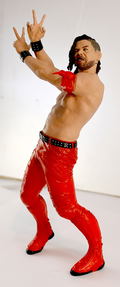 New Japan Pro-Wrestling Purokaku Heroes 1/11 Scale Pre-Painted PVC Figure: Shinsuke Nakamura (Red Costume Ver.) thumbnail 3