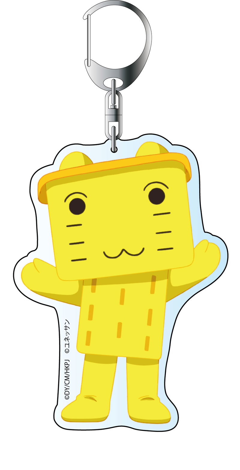 Onsen Yousei Hakone-chan Deka Acrylic Keychain Hakoneko image 1