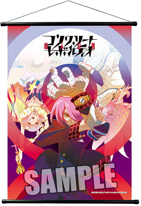 Concrete Revolutio - Superhero Fantasy Wall Scroll image 1