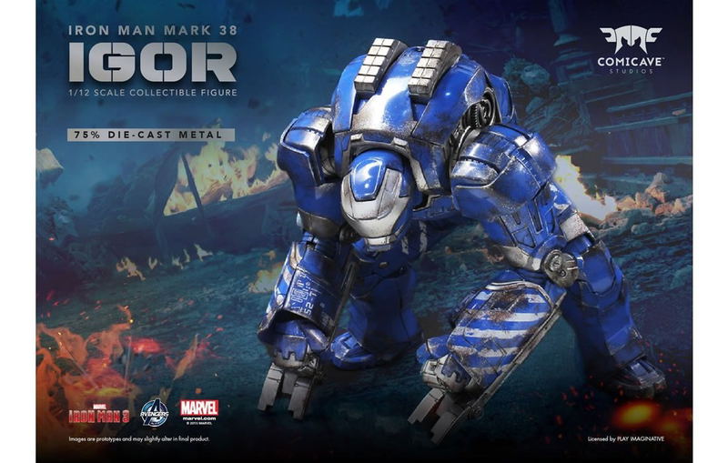 Iron Man 3 1/12 Scale Collectible Premium Figure: Iron Man Mark 38 Igor image 5