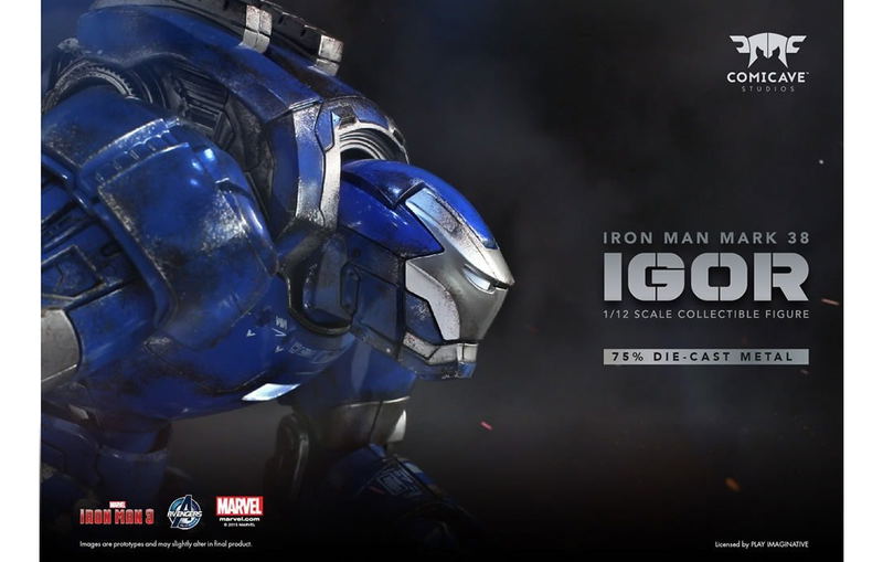 Iron Man 3 1/12 Scale Collectible Premium Figure: Iron Man Mark 38 Igor image 6
