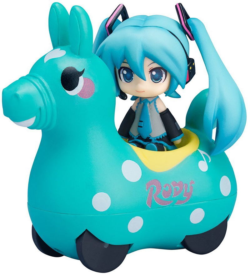 Nendoroid Plus Hatsune Miku x CuteRody Pullback Cars: Hatsune Miku & CuteRody (Mint) image 1