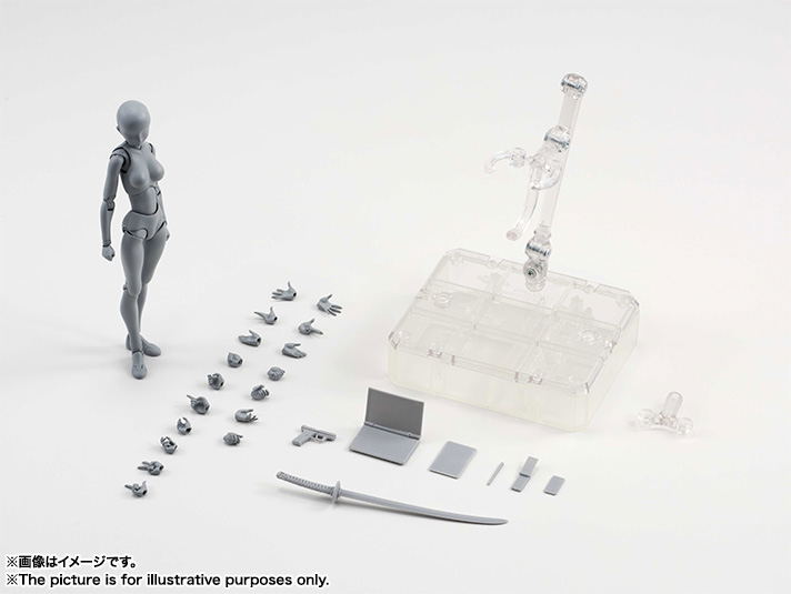 S.H.Figuarts Body-chan DX Set Gray Color Ver.