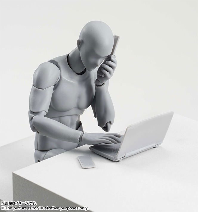 S.H.Figuarts Body-kun DX Set Gray Color Ver. image 11