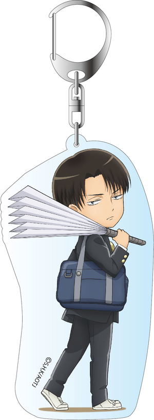 Attack on Titan Junior High Deka Key Chain: Levi_