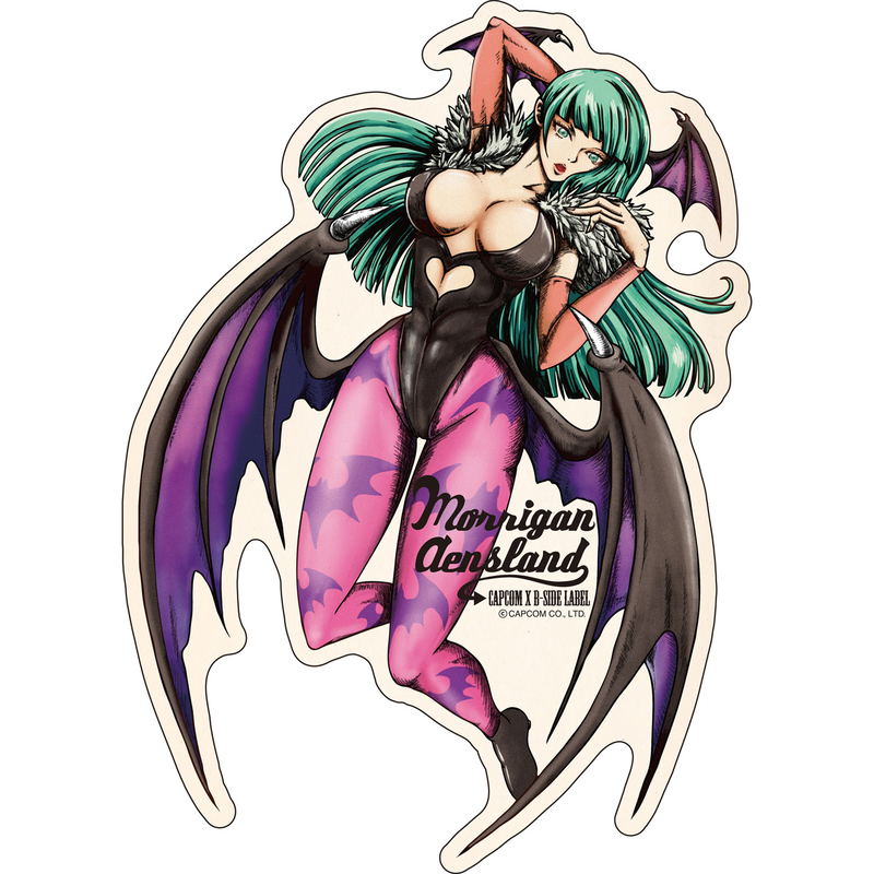 CAPCOM x B-SIDE LABEL Sticker: Darkstalkers Morrigan (Re-run) image 1