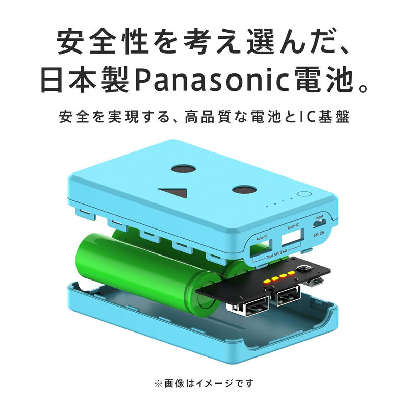 cheero Power Plus DANBOARD Version FLOWERS series Ajisai (10050mAh) image 7