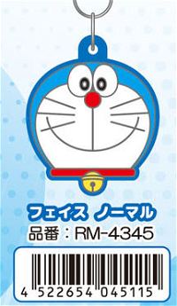 Doraemon Rubber Fastener Charm: Face Normal