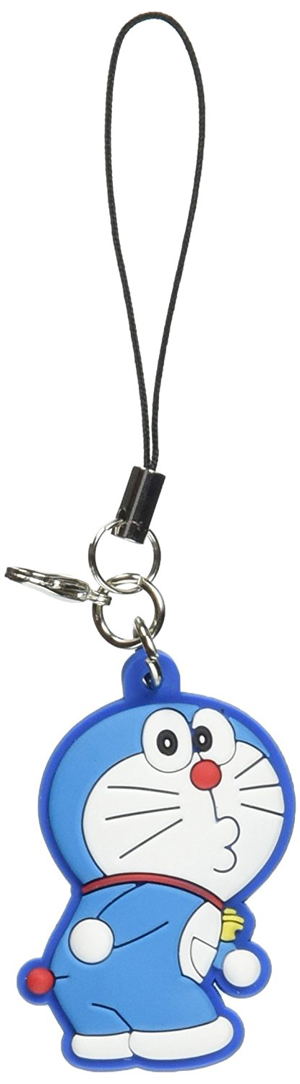 Doraemon Rubber Fastener Charm: Furimuki_