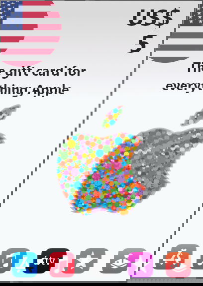 Apple Gift Card 5 USD | US Account digital