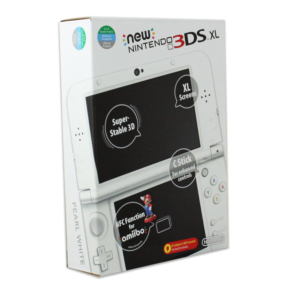 New Nintendo 3DS XL (Pearl White)