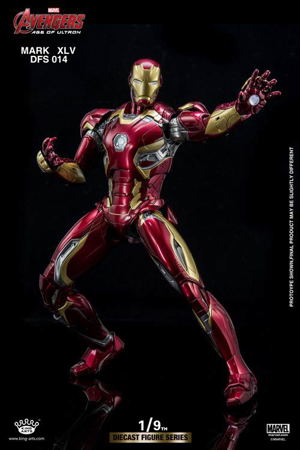 King Arts Avengers Age of Ultron 1/9 Diecast Figure Series: Iron Man Mark XLV_