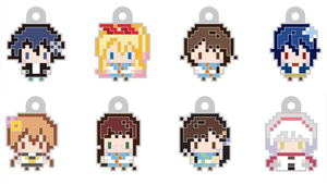 256tan Mini Nisekoi: Dot Trading Rubber Strap (Set of 8 pieces)_