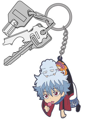 Gintama Tsumamare Keychain: Winter Costume Gin-san image 3