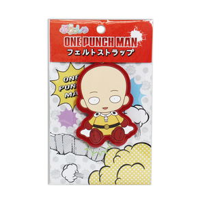 Purisshu One-Punch Man Felt Strap: Saitama_