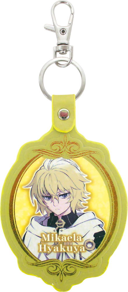 Seraph of the End Leather Key Ring: Hyakuya Mikaela image 1