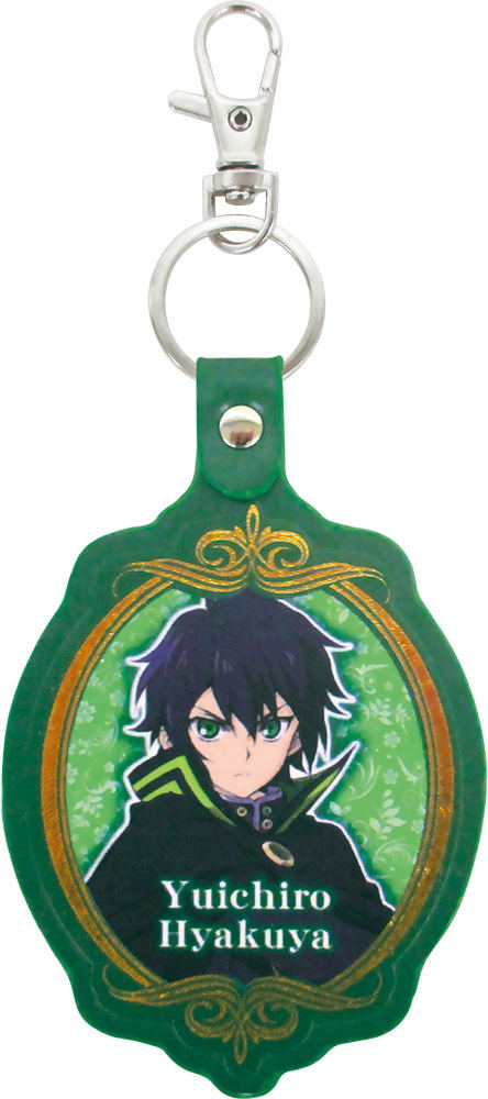 Seraph of the End Leather Key Ring: Hyakuya Yuuichirou image 1