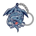 Yu Gi Oh! Duel Monsters Tsumamare Keychain: Blue Eyes White Dragon (Re-run) thumbnail 1