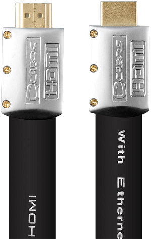 Cabos 4K High-Speed HDMI Cable with Ethernet (2m) (Black)