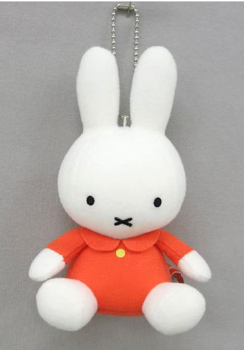 Miffy Mini Mascot Plush: Orange