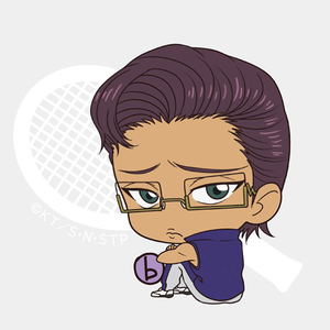 The New Prince of Tennis Bocchi-kun Acrylic Charm: Kite Eishiro_