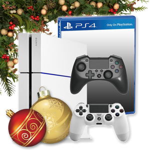 Playstation 4 Holiday Bundle (PS4 + Hori FPS Plus + Free Game)_