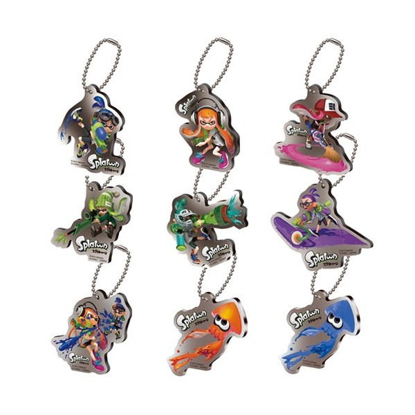 Splatoon Ikashita Inc Ring Plate Swing SP (Set of 16 pieces) image 1