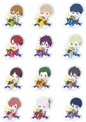 Star-Mu Acrylic Badge Charapre Ver. (Set of 12 pieces)_