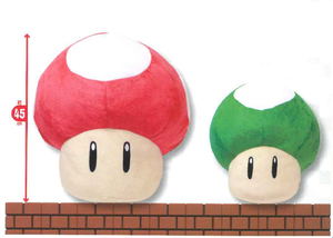 Super Mario Oversized Plush: Super Mushroom_