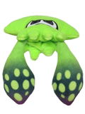Splatoon All Star Collection Plush: Lime Green Splatoon Squid (S) thumbnail 3