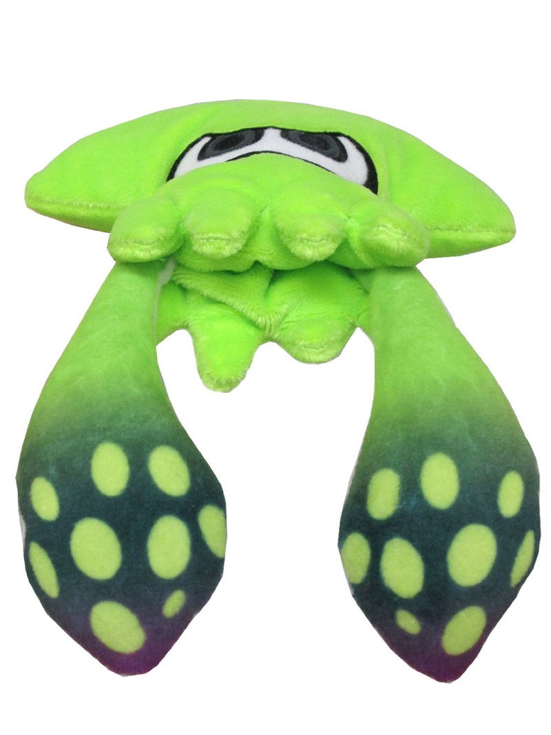 Splatoon All Star Collection Plush: Lime Green Splatoon Squid (S) image 3