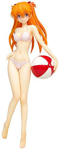Beach Queens Evangelion 1/10 Scale Pre-Painted Figure: Soryu Asuka Langley Comic Ver. image 1