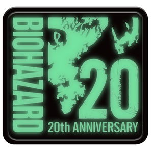 Biohazard 20th Anniversary Embroidery Patch_