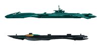 Cosmo Fleet Collection Space Battleship Yamato 2199: Dimension Submarine UX-01