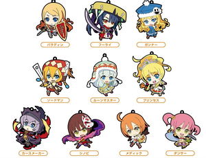 Etrian Mystery Dungeon Trading Rubber Strap (Set of 10 pieces)_