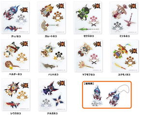 Monster Hunter X Acrylic Mascot Collection (Set of 10 pieces)_