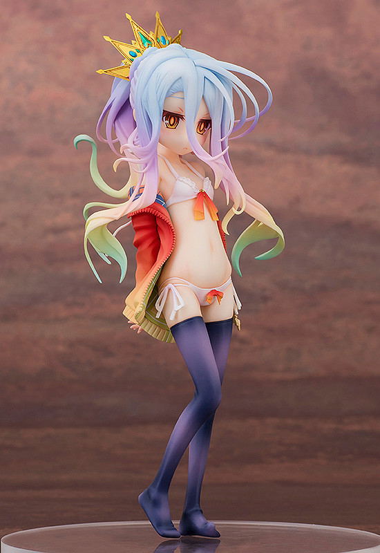 No Game No Life 1/7 Scale Pre-Painted Figure: Shiro Swimsuit Style image 2