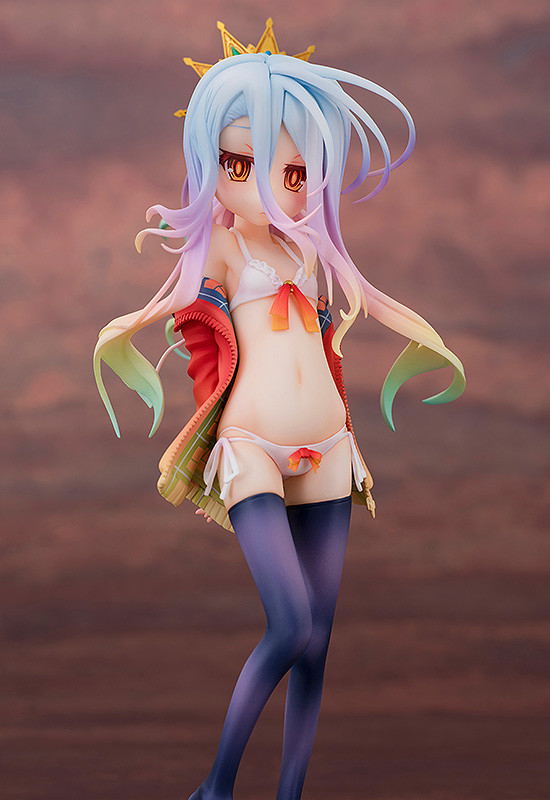 No Game No Life 1/7 Scale Pre-Painted Figure: Shiro Swimsuit Style image 5