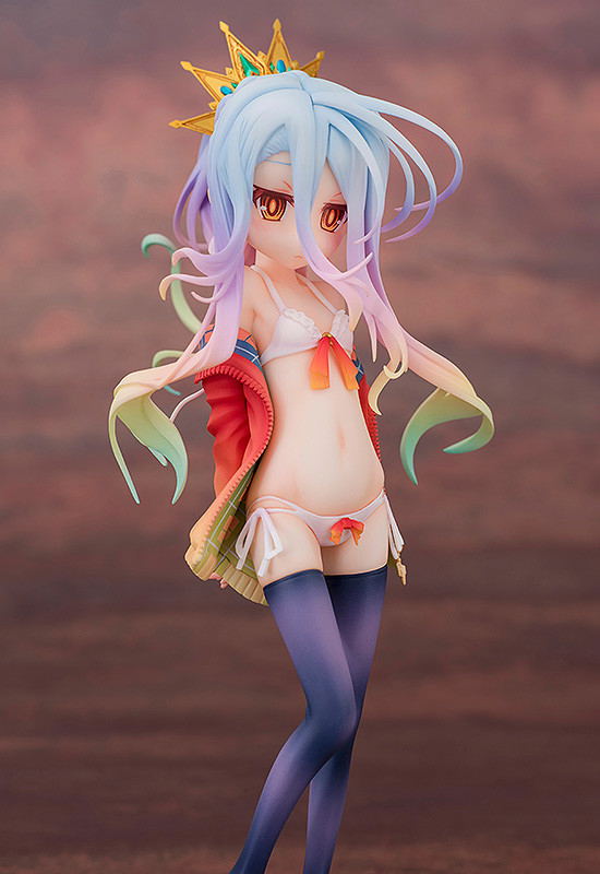 No Game No Life 1/7 Scale Pre-Painted Figure: Shiro Swimsuit Style image 6