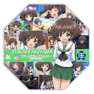 Girls und Panzer Desktop Mini Umbrella: Akiyama Yukari_