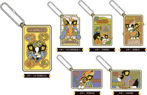 JoJo's Bizarre Adventure Rubber Mascot: Iggy's Bizarre Cosplay Tarot Ver. Dio and Pleasant Friends Ver. (Set of 6 pieces)_