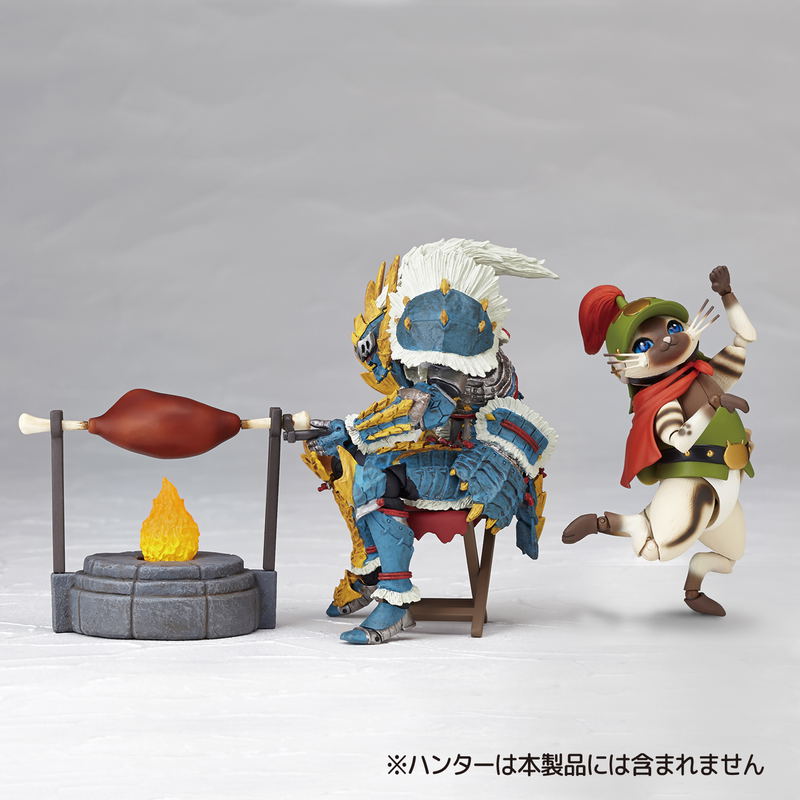 Vulcanlog 005 Monster Hunter: Monhan Revo Otomo Airou Brave Neko Series image 13