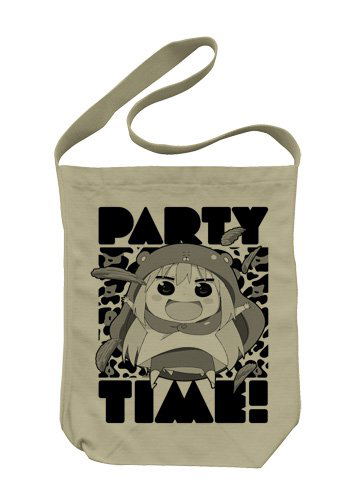 Himouto! Umaru-chan Shoulder Tote Bag Sand Khaki: Party Time! (Re-run) image 1
