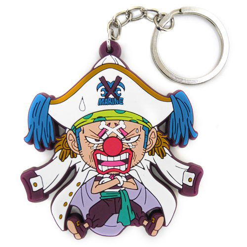 One Piece Tsumamare Keychain: Buggy image 1