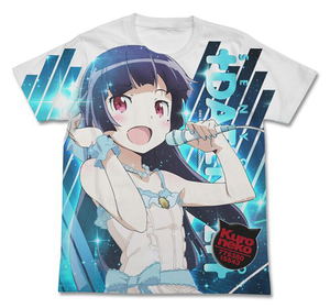 Ore no Imouto ga Konna ni Kawaii Wake ga Nai Full Graphic T-shirt White L: Kuroneko Starlight_