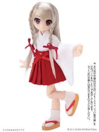 Picconeemo 1/2 Scale Costume: Short Length Miko Clothes Set (White x Red)