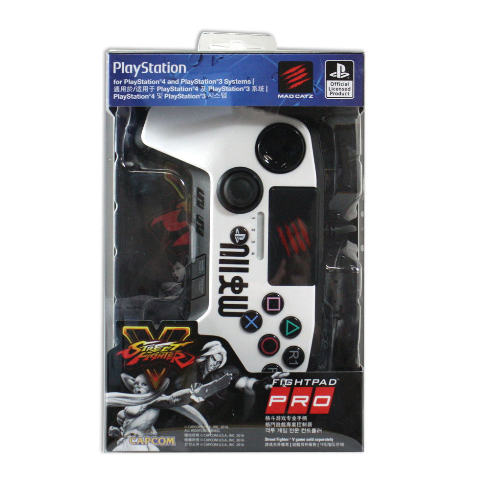 Street Fighter V FightPad PRO (Ryu/White) for PlayStation 3