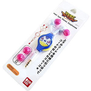 Digimon Adventure Reel Type Stereo Earphones: Gabumon_